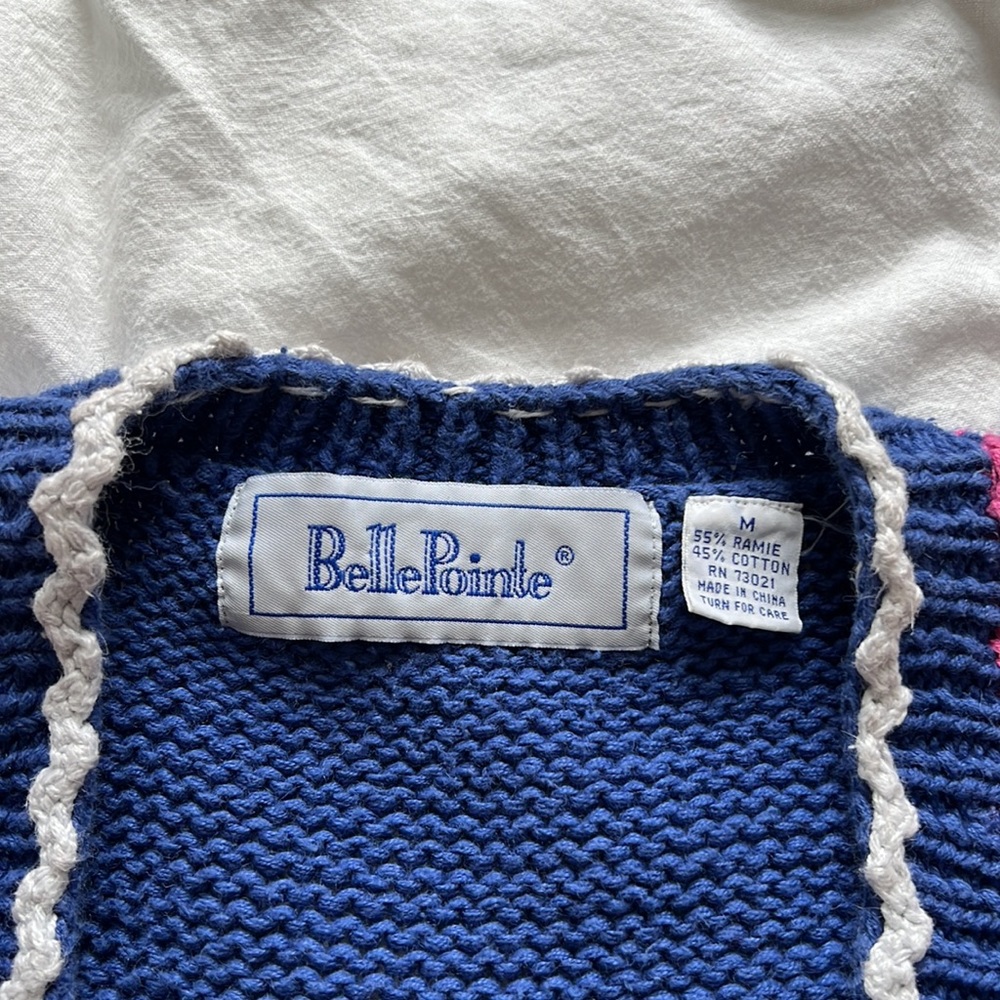 Vintage Hand Knit Ice Cream Sweater Vest - Picture 2 of 9